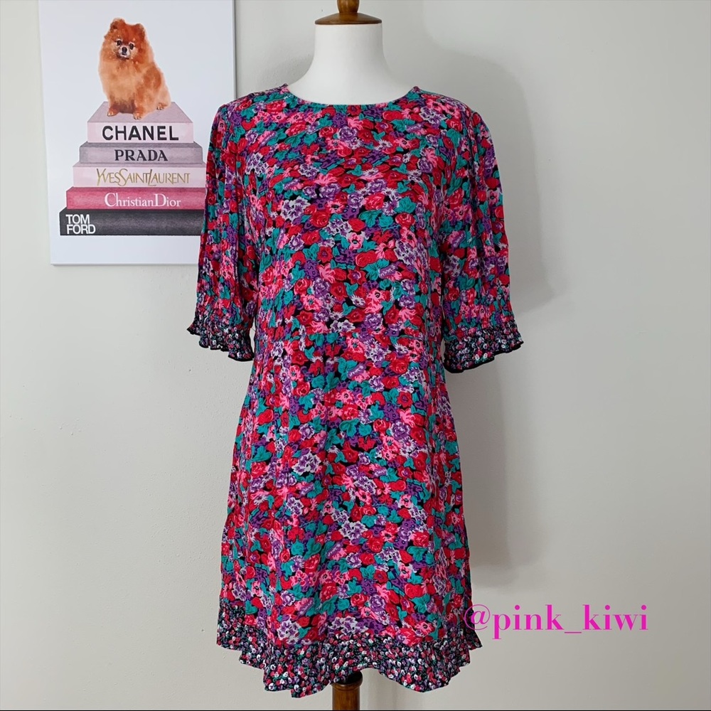 Rixo for Target Mixed Floral Puff Sleeve Dress